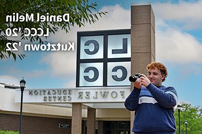 Male student out side on LCCC Campus